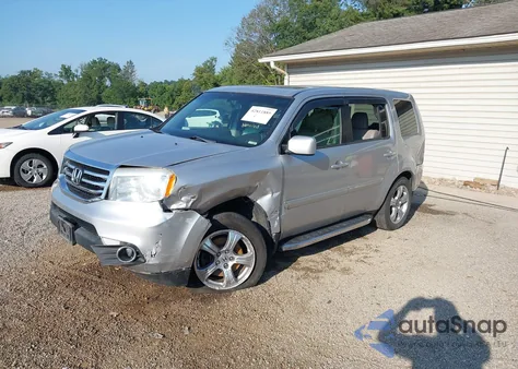 2012 Honda Pilot Exl из США, поврежденный, VIN 5FNYF4H59CB061751